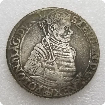 1582 Poljska Prvotnega Zlato, Srebro Kovancev Doma Dekor Kovanec Čarobno Zbirateljskih Medaljo Kovancev Srečen Kovancev Božična Darila