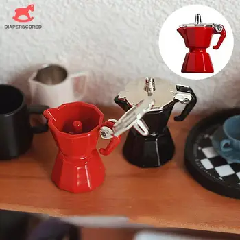 1pcs Lutke Miniaturni Scene Igrača Simulacije Mini Kavo Pot, Simulacije, ki Živijo Scene Kave Model Za Otroke Pretvarjamo, Igrače