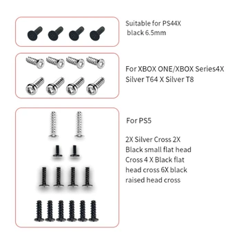 1Set Zamenjava Pribor Za PS4 PS5 ENO Serijo X-E Ročaj Popravila Z Navzkrižno T6T8 Vijak za Nastavitev Ročaj Orodje za Popravilo