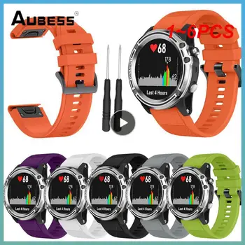 1~6PCS 26 mm Silikonski QuickFit Watch Band Za Garmin Fenix 5X Plus 6X Smartwatch Trak Easyfit Watchband Zapestnica Za Spust
