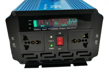 2000W DC 12V NA AC 220V 50HZ Pure Sine Wave UPS Inverter z Baterijo, Polnilnik Tiho in Hitro Polnjenje