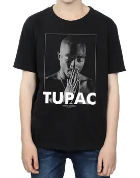 2Pac Hip-hop Rapper Tupac Shakur T-Shirt 100% Bombaž O-Vratu Poletje Kratek Rokav Priložnostne Mens T-shirt Velikost S-3XL