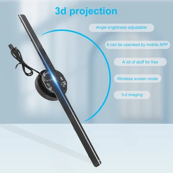42cm 3D Holografski Projektor 224 LED Lučka Kroglice Upload Holografski 3D Fotografije, video Posnetke Prek WIFI in RAČUNALNIK Prikazno Oglaševanje Stroj