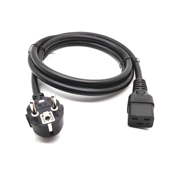 4PCS Evropski Standard Plug Tri-Core Cevi, Žice, Električni povezovalni Kabel Pin Rep Napajalni Kabel EU Plug