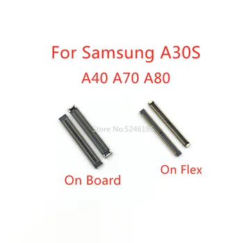5-10Pcs Polnilnik USB Polnjenje Vrata FPC Priključek 78Pin Za Samsung Galaxy A30S A307F A40 A405F A70 A705F A80 A805F Priključite Na Krovu