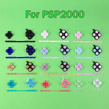50sets/lot 3 v 1, Levo, Desno Gumbi Komplet Set za Popravilo Delov Nadomestni gumbi za PSP 2000 PSP2000 Slim Konzole