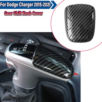 ABS Avto Prestavna Ročica Pokrov Trim ABS Notranje Trim Skp za Dodge Charger 2015 - 2021 Ogljikovih Vlaken