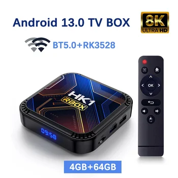 Android 13 Set Top Box RK3528 Quad Core Cortex A53 Wifi5 Dvojno Wifi Podporo 8K Video BT5.0+ 4K 3D Glas Media Player, TV Okno