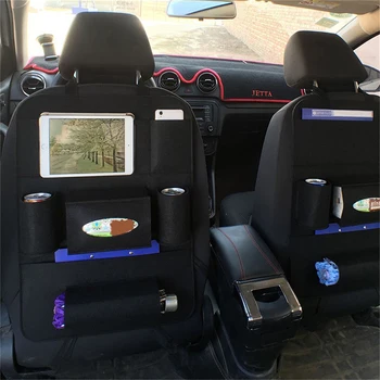 Avto Sedež Nazaj Organizator Potovanja Vrečko za Shranjevanje Organizator iPad Žep Z Držalom 6 Žepov za Shranjevanje Za Otroke, Malčke
