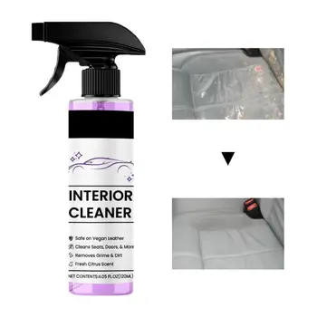 Car Interior Cleaner Avto Nego Spray 120ml Leather Cleaner & Balzam za Nego Avtomobila Spray Prenove Večnamensko Čistilno sredstvo
