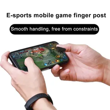 Dihanje Palec Prsta Rokavi Gaming Prsta Rokavice Sweatproof Ogljikovih Vlaken, Zaslon Na Dotik, S Prstom Nalepke Za Mobilne Igre