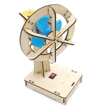 DIY Ventilator Model DIY Zbrati DIY Komplet Ventilator za Vgradnjo Elektronsko Znanost Eksperiment Proizvodnje Kit