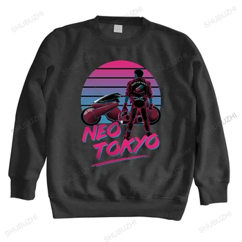 Dobrodošli V Neo Tokyo Moških jeseni Akira Shotaro Kaneda Motocikel Smešno jeseni dolg Rokav Bombaž blagovno Znamko Oblačil po Meri