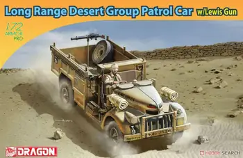 DRAGON 7439 1/72 Dolgo Vrsto Puščavi Skupine Patruljni Avto Model Komplet