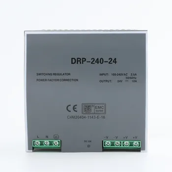 DRP-240W-48V 5A DRP-240-48 DRP-240W-24V 10A Enakomerno En Izhod AC-DC Industrijske DIN Rail Napajanje