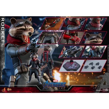 HOTTOYS NOČ 1/6 MMS548 Avengers 4 Končna Bitka Raketa Rakun 3.0 Akcijska Figura Model, Hobiji, Zbiranje