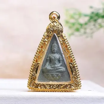 Jugovzhodna Azija Tajska Budistični Tempelj Učinkovito zaščito talisman varno prinese sreče, DOBRA SREČA Buda kartico Obesek Amulet A2