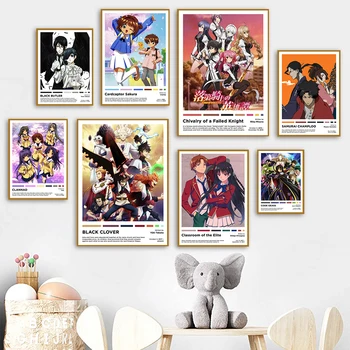 Klasični Japonski Anime Film Plakatov in Fotografij Moderne Stenske Umetnosti Fotografij, Platno Slikarstvo Navijači Darila Otroci Soba Dekoracijo Doma