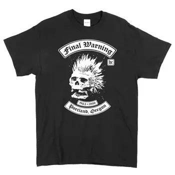 Končni Opozorilo Portland Punk T-shirt