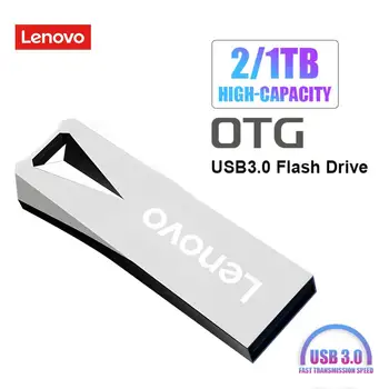 Lenovo Flash Vozniki 256GB Ne drsijo High Speed Usb 3.0 PenDrive 1TB 2TB Usb Ključek Ključ Usb Memory Stick 512GB Adapter za Prenosni računalnik/Telefon