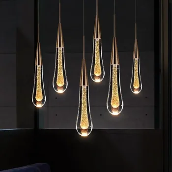 Mifuny Lestenci Crystal LED Notranja Osvetlitev za Dom Jedilno Mizo Viseče Svetilke Postelji Dnevna Soba Dekoracijo Obesek Luči
