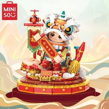 MINISO Čast Kralji gradniki Luban No. 7 scene model težko zbiranja igrač kawaii darilo za rojstni dan kul zbirko slika