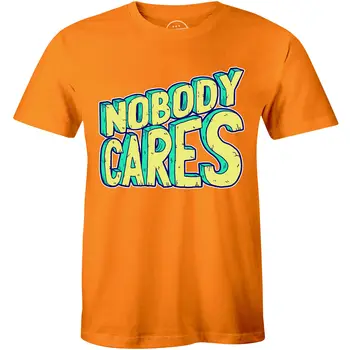 Nikogar ne Briga - Smešno Sarkastičen Attiude Majica moška T-shirt Ideja za Darilo Tee