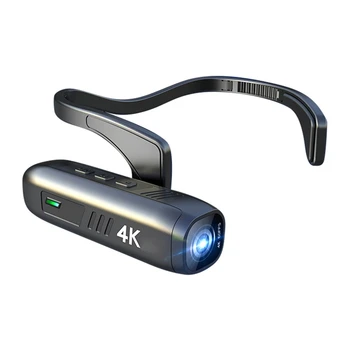 Nosljivi 4K 30FPS Glavo nameščeno Kamero Wifi Video kamera Kamera Webcam širokokotni Objektiv Baterije APP Nadzor Enostaven Za Uporabo
