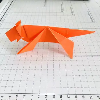 Premade Origami Papir Tigri Za Otroke Rojstni Dan Uslug Ročno Izdelana Darila Dom Tabela Centerpieces Odlikovanja