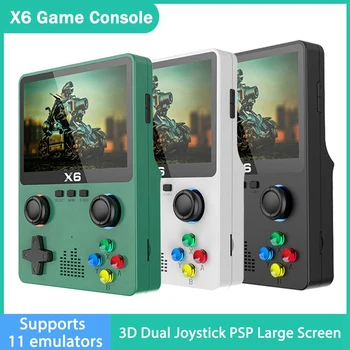 Prenosni X6 Ročni Igra Igralec, 3,5-Palčni Zaslon IPS 11 Simulatorji GBA Video Igra Konzola Darila Za Otroke