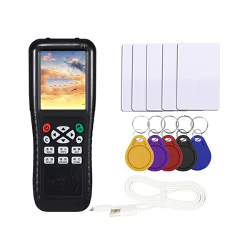RFID kopirni stroj s Polno Dekodiranje Funkcijo za Pametno Kartico Ključne NFC IC ID Duplicator Bralec Pisatelj (UID Tipko T5577 Kartico)