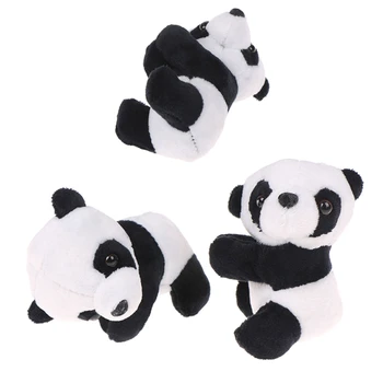 Risanka Srčkan Objemala Panda Posnetek Majhne Plišaste Živali za Punčko Posnetek Lepo Prst Panda Posnetek Opomba Posnetek za Ročaji