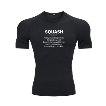 Squash Smešno Opredelitev T-Shirt Squash Igralec Darilo Poletje T Srajce Moda Vrhovi Tees Bombaž Moški Družino