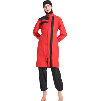 TaoBo Polno Zajetje Muslimanske Ženske Kopalke S Klobuk Hidžab Burkinis Femmes Swiming Obleko Z Dolgimi Rokavi Plus Velikost