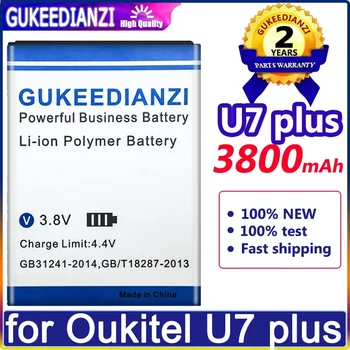U 7 Plus 3800mAh Baterija za Oukitel U7 Plus U7plus Batteria + Številko za Sledenje