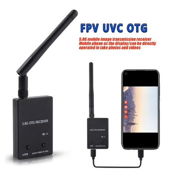UVC OTG 5.8 G 150CH Black Sprejemnik Celoten Kanal Za Telefon Android Tablet Oddajnik RC Brnenje Deli
