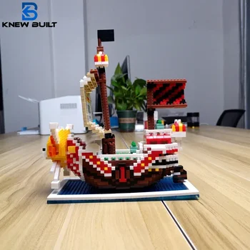 VEDEL ZGRAJENA Ocean Piratske Ladje Model gradniki za Odrasle Fante Mikro Mini Opeke Igrače Kompleti Sestavljanje Darilo Jadrnico, vojne Wars Igre,