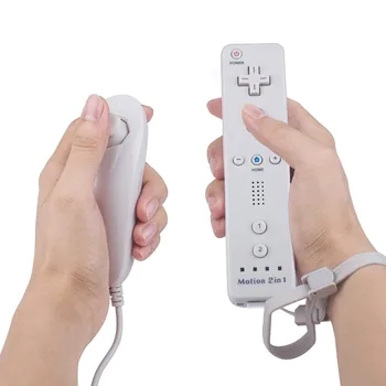 Vgrajenim Motion Plus Brezžični Daljinski Gamepad Krmilnika Za Nintend Wii Nunchuck Za Nintend Wii Remote Controle Palčko Joypad