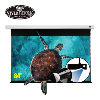 VIVIDSTORM PRO PA 84-palčni Slimline Stropu vgrajeni zaslon ALR Zvok Akustično Pregleden zaslon za ultra kratke projektor