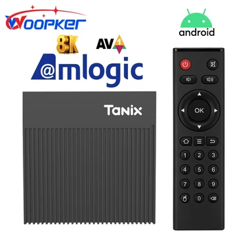 Woopker Tv Box Tanix X4 Smart Tv Doma Set Top Box Dvojno Wifi 100M 8K Media Player, Tv Sprejemnik Android 11 Usb3.0 Bt4.2