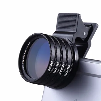 ZOMEI Univerzalno 37 mm Clip-On je Diplomiral Sivi Filter za objektiv Kamere za Mobilni Telefon 6/6s Samsung