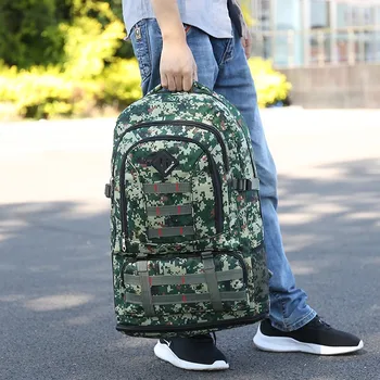 Zunanji nahrbtnik veliko zmogljivosti planinarjenje vrečko prikrivanje, kampiranje, pohodništvo vrečko plima multi-funkcionalne prtljage nahrbtnik