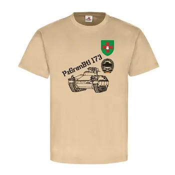 1 tank repaka bataljon 173 s pištolo tank Bundeswehr - T-shirt #6611
