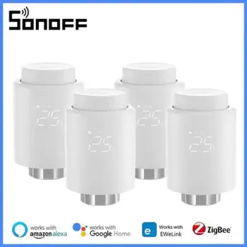 SONOFF Zigbee termostatičnimi Ventil Smart TRV Termostat Pogona Temperatura Grelec Nadzor Podporo Alexa ZHA Zigbee2mqtt